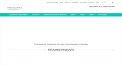 Desktop Screenshot of finsaquatics.com